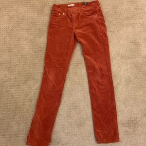 AG Stevie Slim Straight Corduroy